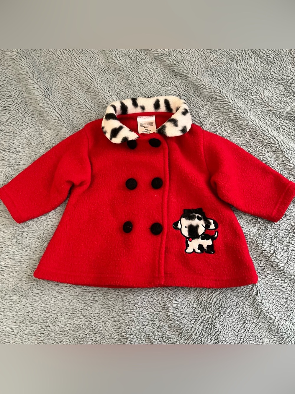 Vintage Dalmatian Puppy Design Baby 3-6 Months Jacket